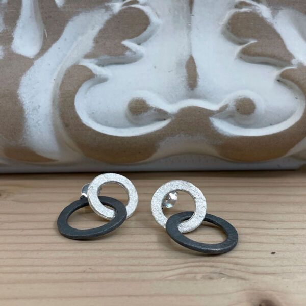 Pendientes dobles pequeños Rínxol