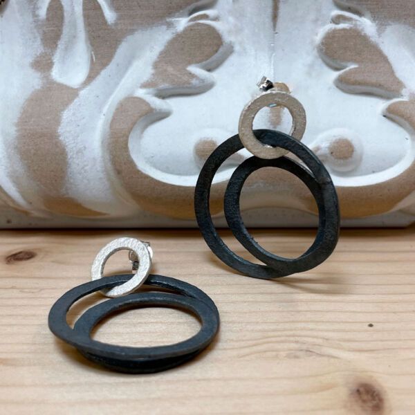 Pendientes dobles XL Rínxol